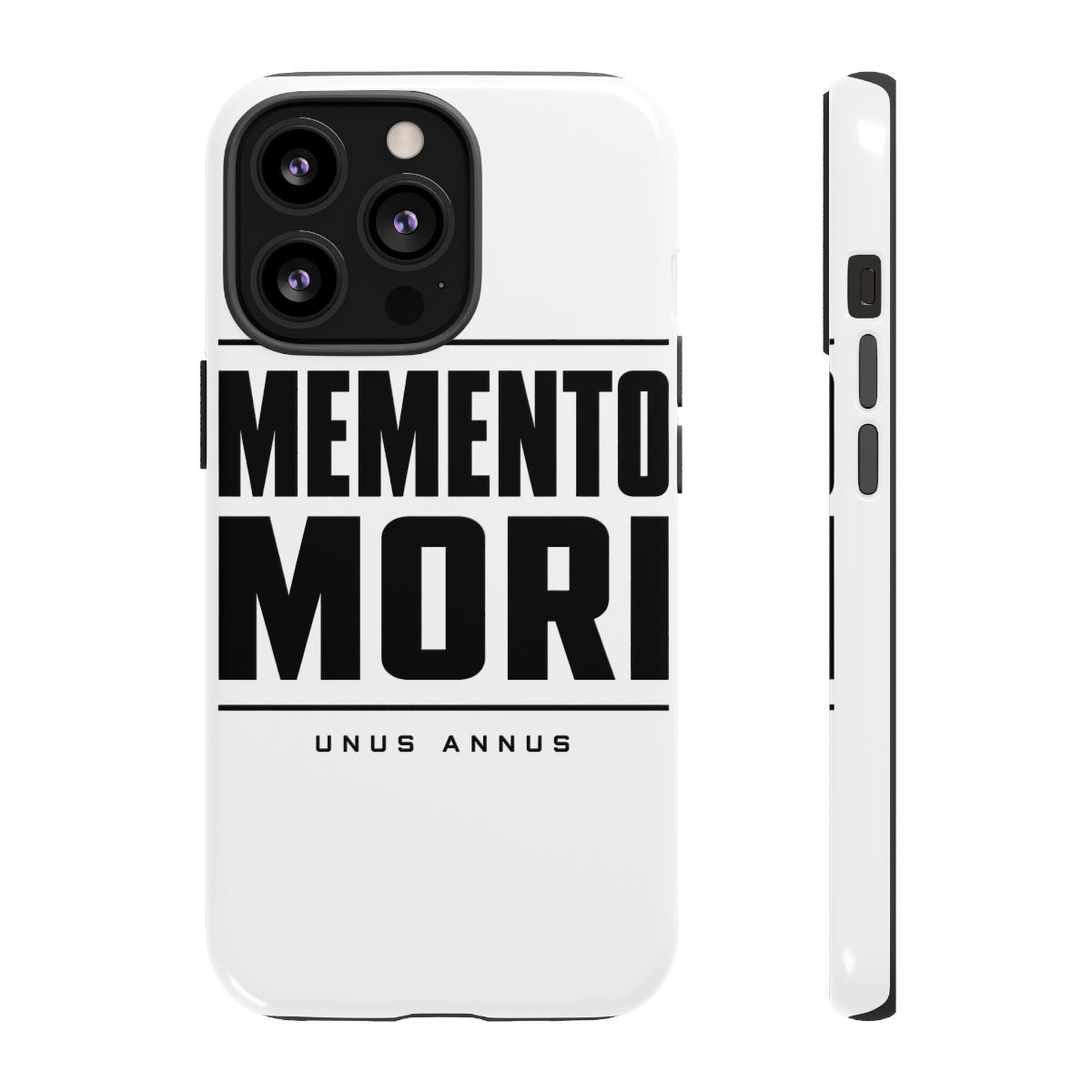 Unus Annus "MEMENTO MORI" Phone Case - alternate angle 2, merchandise