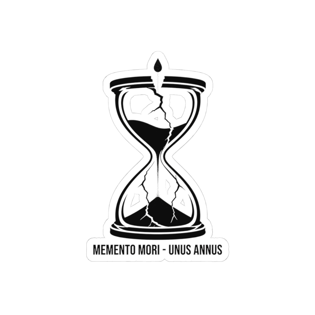 Unus Annus "Memento Mori - Unus Annus" Sticker - alternate angle 2, merchandise