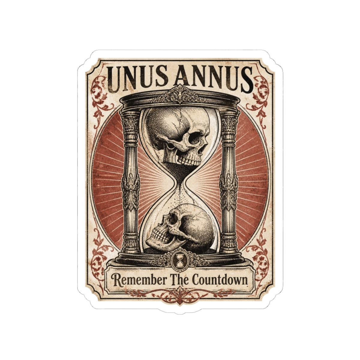 Unus Annus "Remember The Countdown" Sticker - alternate angle 2, merchandise